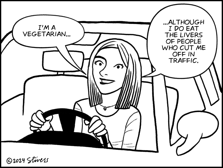 Vegetarian driver